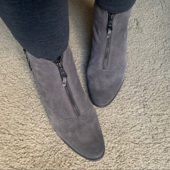 Rebecca Minkoff gray suede booties - Picture 7 of 8